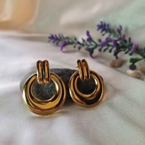 Alternative view of Link Door Knocker Earrings