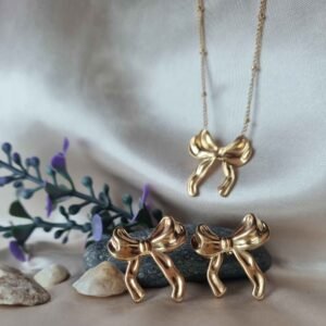 Gilded Ribbon Bow Set