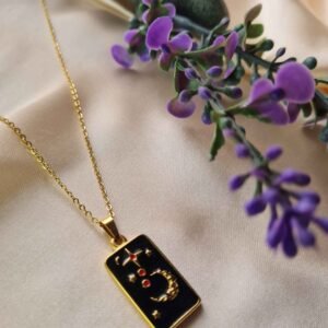 Alternative view of Crescent Moon Necklace