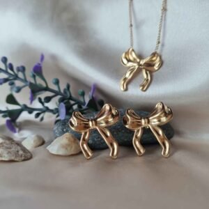 Gilded Ribbon Bow Set