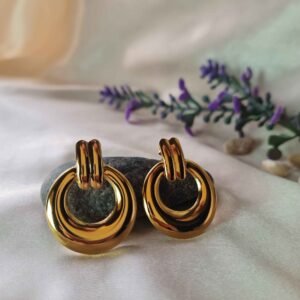 Alternative view of Link Door Knocker Earrings